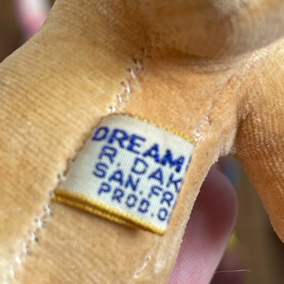 Lot of 9 small vintage 1960s stuffed animals - dream pets, kamar, forsum, jestia - Picture 3 of 14